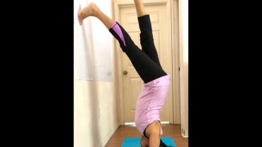 VIDEO: How to Elbow Stand using Wall Yoga Practicing Video | Bhavna’s Kitchen & Living