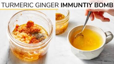 VIDEO: TURMERIC GINGER HONEY BOMB | immunity boosting recipe