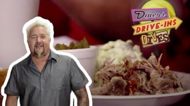 VIDEO: Guy Fieri Eats Tennessee Smoked Barbecue | Diners, Drive-Ins and Dives | Food Network