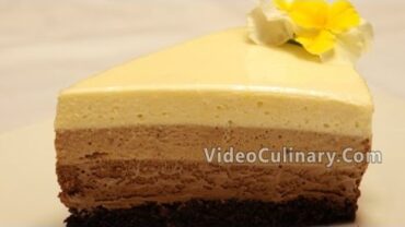 VIDEO: Triple Chocolate Mousse Cake Recipe – Video Culinary