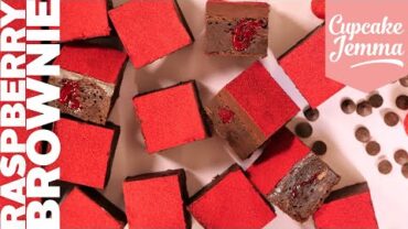 VIDEO: Fudgey, Indulgent Raspberry Brownies 😍 | Cupcake Jemma
