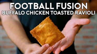 VIDEO: Buffalo Chicken Toasted Ravioli | Football Fusion