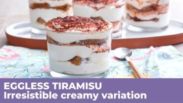 VIDEO: How to make a great EGGLESS TIRAMISU – Italian Eggfree Recipe