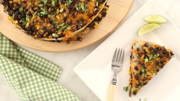 VIDEO: Tortilla and Black Bean Pie – Everyday Food with Sarah Carey