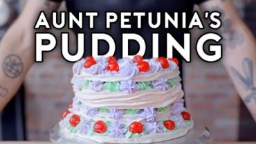 VIDEO: Binging with Babish: Aunt Petunia’s Pudding from Harry Potter and the Chamber of Secrets