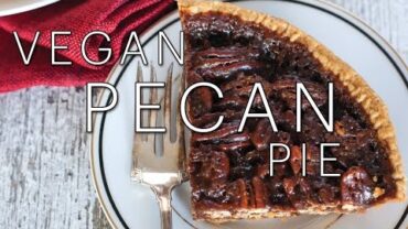 VIDEO: Vegan Pecan Pie Recipe | Easy Vegan Thanksgiving Recipe | Homemade Vegan Pie | The Edgy Veg