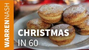 VIDEO: Mince Pies Recipe – 60 second Christmas – Recipes by Warren Nash