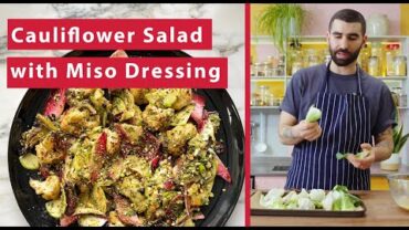 VIDEO: Cauliflower Salad with Miso Dressing and Pistachio Pesto | Ottolenghi 20