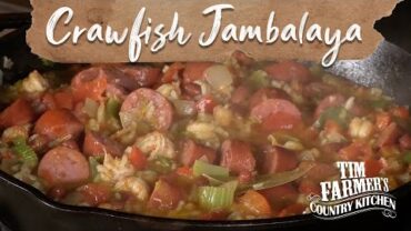 VIDEO: CRAWFISH JAMBALAYA | Classic One-Pot Jamabalaya w/ Crawfish and Sausage
