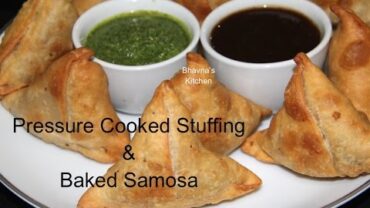 VIDEO: Pressure Cooked Stuffing & Baked Samosa Video Recipe | Bhavna’s Kitchen