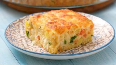VIDEO: Savory pie with veggies and cheese: the result will be amazing!