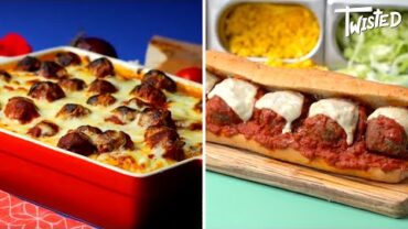 VIDEO: The ultimate meatball recipes | Twisted | Meatball Pasta Bake