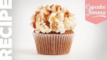 VIDEO: Caramel Popcorn Cupcakes | Cupcake Jemma