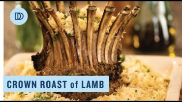 VIDEO: Greek-Style Crown Roast Rack of Lamb