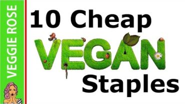 VIDEO: 10 Cheap Vegan Staples // Everyone Should Have