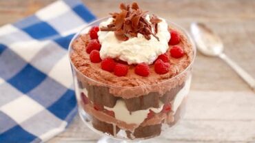 VIDEO: Chocolate Fudge Brownie & Raspberry Trifle – Gemma’s Bigger Bolder Baking Ep  119