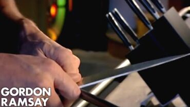 VIDEO: How To Sharpen A Knife | Gordon Ramsay