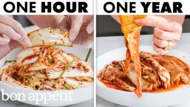 VIDEO: Kimchi’s Amazing Transformation: One Hour to One Year | Bon Appétit