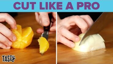 VIDEO: How To Cut Like A Pro With Basic Knives • Tasty