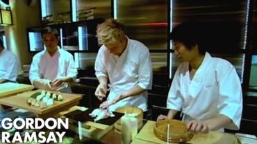 VIDEO: Learning to make Sushi | Gordon Ramsay