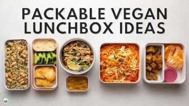 VIDEO: Fresh & Tasty Vegan Lunch Box Recipes
