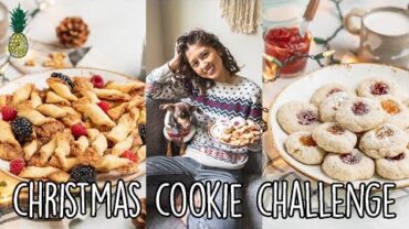 VIDEO: Vegan Christmas Cookie Challenge | Chris vs. Jasmine