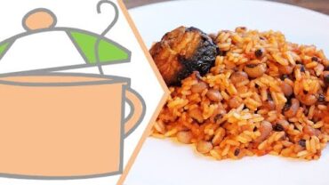 VIDEO: How to cook Nigerian Rice and Beans | Flo Chinyere