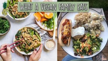 VIDEO: What Our Vegan Family Ate Today
