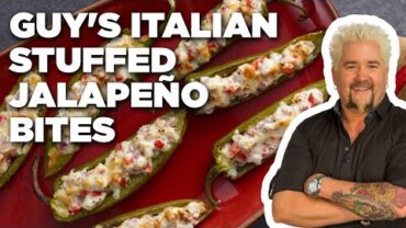 VIDEO: Guy Fieri’s Italian Stuffed Jalapeños | Guy’s Big Bite | Food Network