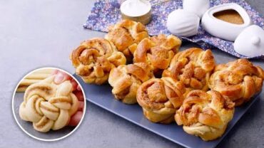 VIDEO: Easy Cinnamon knots: soft and super easy to make