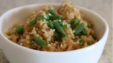 VIDEO: Vegan Garlic Fried Rice-No Oil