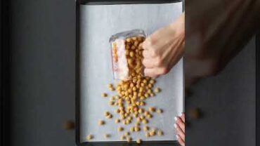 VIDEO: Roasted Chickpeas #shorts