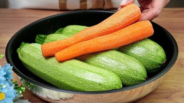 VIDEO: Diese Zucchini sind so lecker, dass ich sie 3 Mal pro Woche koche und mein Mann nach mehr fragt!