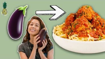 VIDEO: I Tried Making Vegan Meatballs Out of Eggplant 🍆