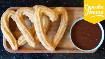 VIDEO: How to Make Churros and Chocolate (and it’s almost VEGAN!) | Cupcake Jemma