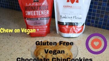 VIDEO: Gluten free vegan chocolate chip cookies