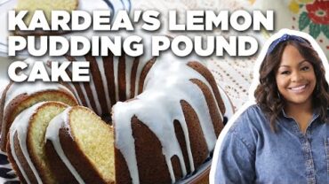 VIDEO: Kardea Brown’s Lemon Pudding Pound Cake | Delicious Miss Brown | Food Network