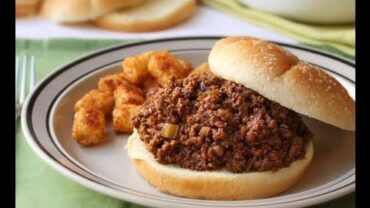 VIDEO: How to Make Sloppy Joes – Food Wishes