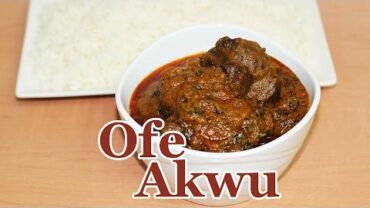VIDEO: Ofe Akwu (Banga Stew) with Tinned Banga | Flo Chinyere