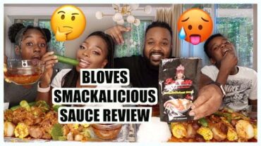 VIDEO: BLOVESLIFE SMACKALICIOUS SAUCE HONEST REVIEW | IS IT WORTH THE HYPE ? | EATING SHOW