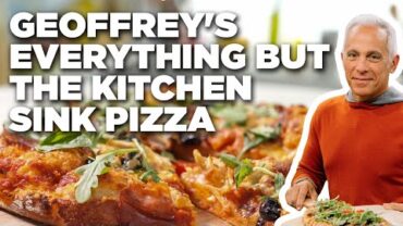 VIDEO: Geoffrey Zakarian’s Everything But the Kitchen Sink Pizza | The Kitchen | Food Network