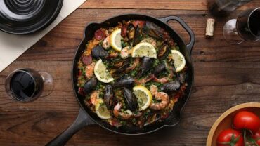 VIDEO: How To Make An Incredible Paella In Your Cast-Iron Skillet • Tasty