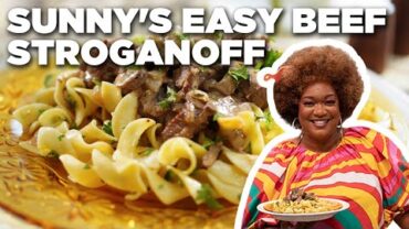 VIDEO: Sunny Anderson’s Easy Beef Stroganoff | The Kitchen | Food Network