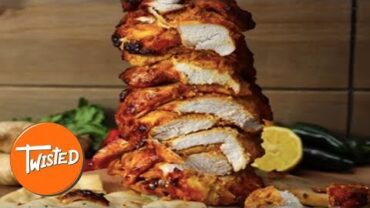VIDEO: How To Make A Giant Chicken Tikka Kebab | Twisted