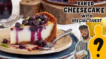 VIDEO: NEW YORK STYLE BAKED VEGAN CHEESECAKE..with special guest!