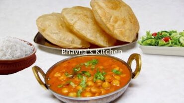 VIDEO: Express Meal – Chole Bhature Video Recipe | Chickpea Curry with Fried Bread Bhavna’s Kitchen