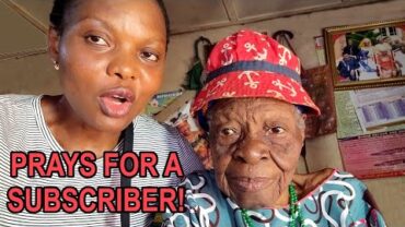 VIDEO: 103 Year Old Great Grandma Prays For and Blesses Us | Flo Chinyere