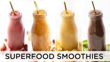 VIDEO: SUPERFOOD SMOOTHIES | 4 Easy Recipes for Fall