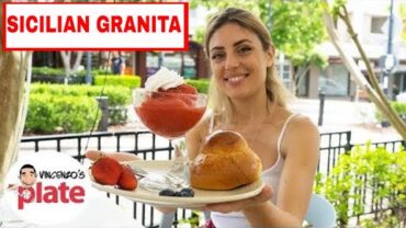 VIDEO: SICILIAN GRANITA AND BRIOCHE RECIPE | Granita Siciliana al Limone (Italian Lemon Ice Recipes)