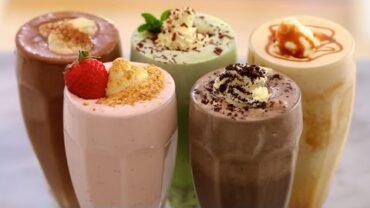 VIDEO: 5 Homemade Ice Cream Milkshake Recipes